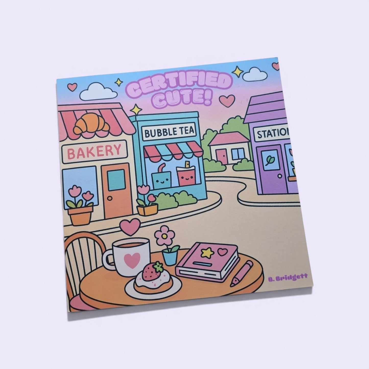 Certified Cute Coloring Book